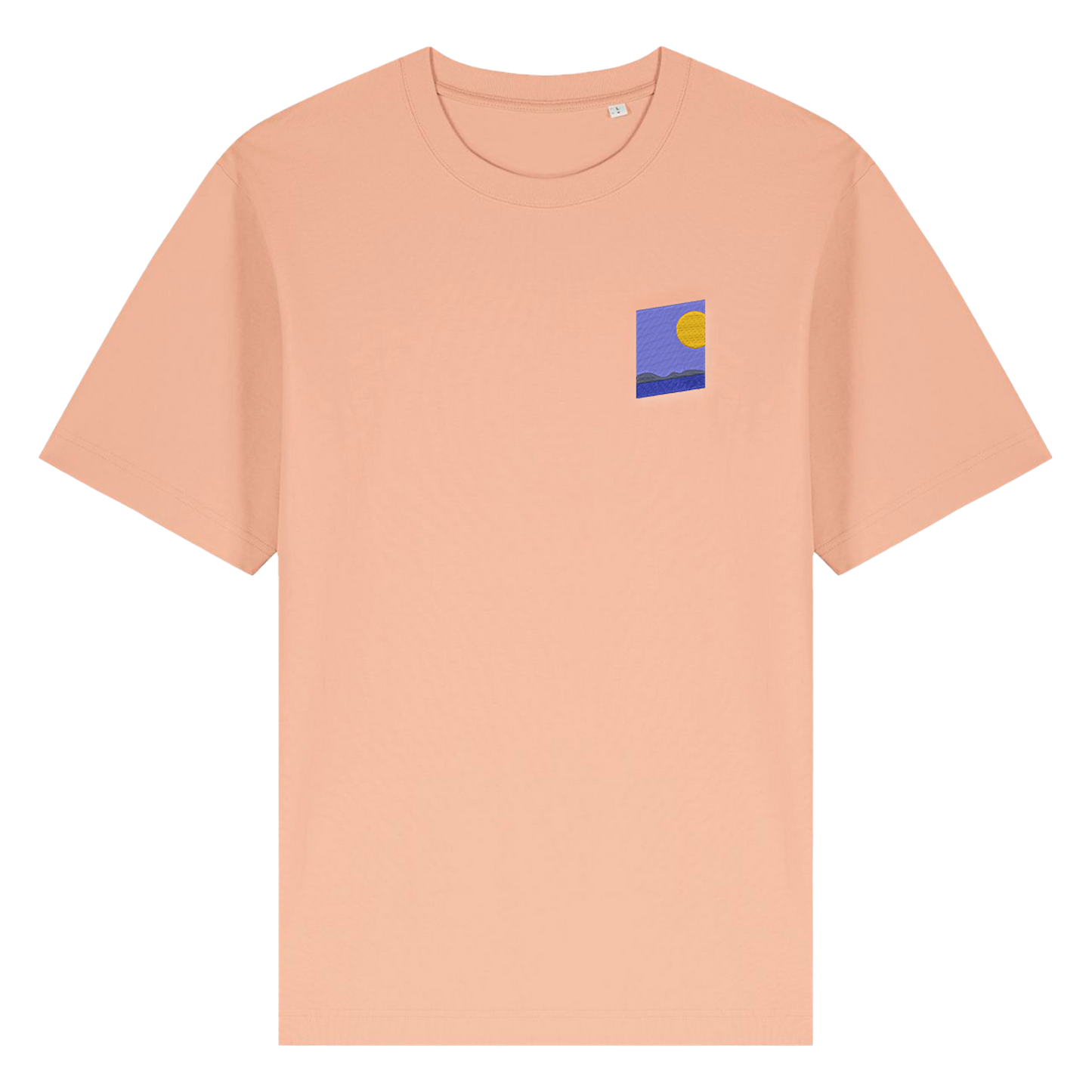 'The Programme' Embroidered Peach T-Shirt US