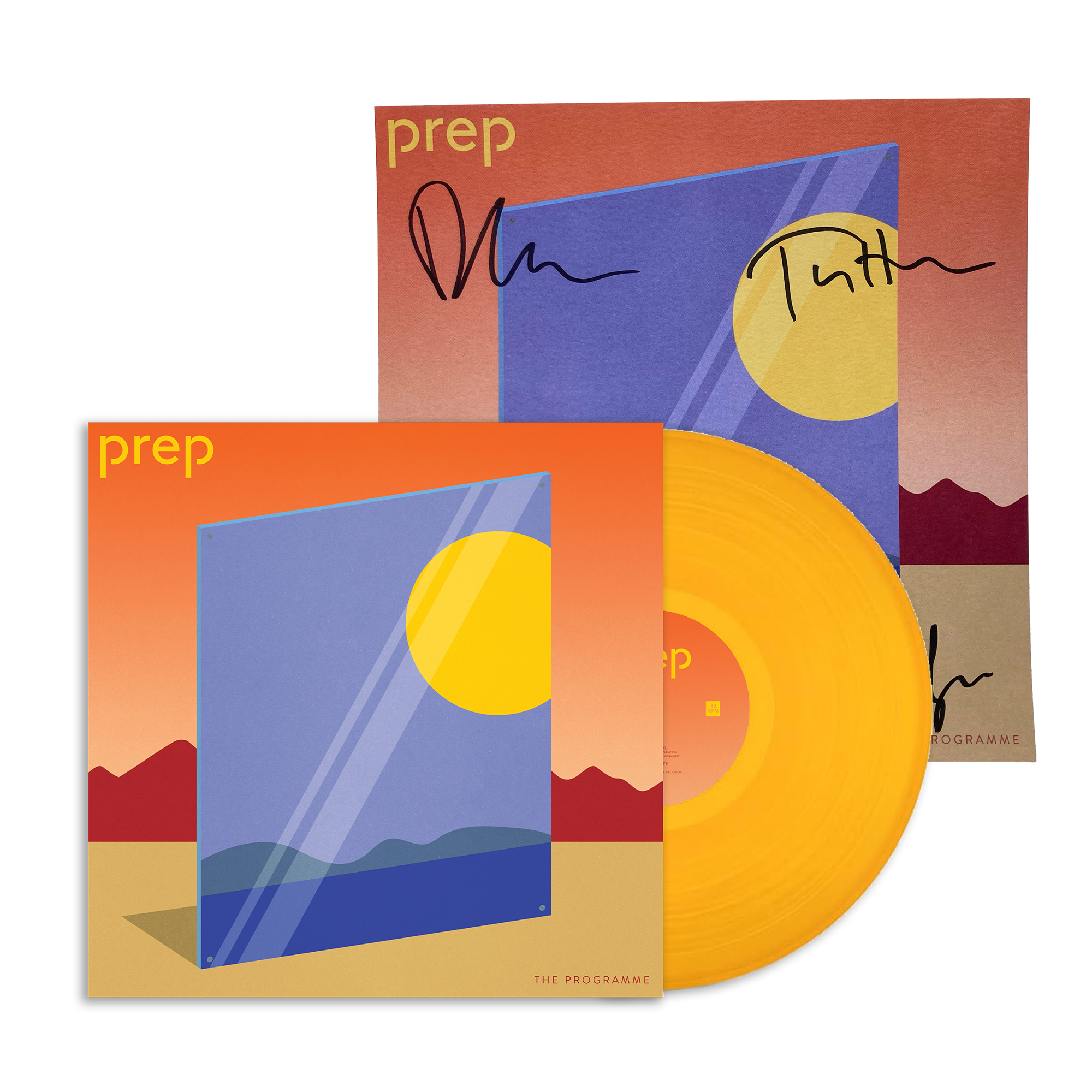 PREP Translucent Orange Vinyl　レコード　LP The Programme' LP (Translucent Orange) – Prep Online