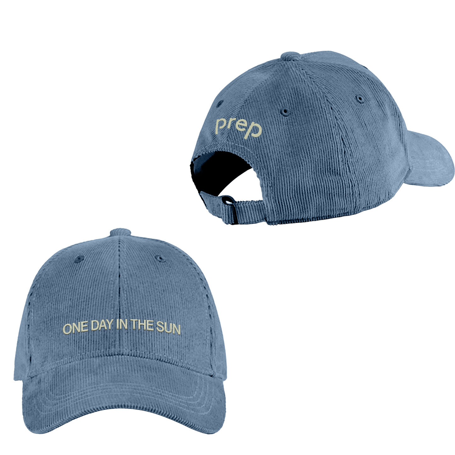 One Day In The Sun Embroidered Cord Cap UK