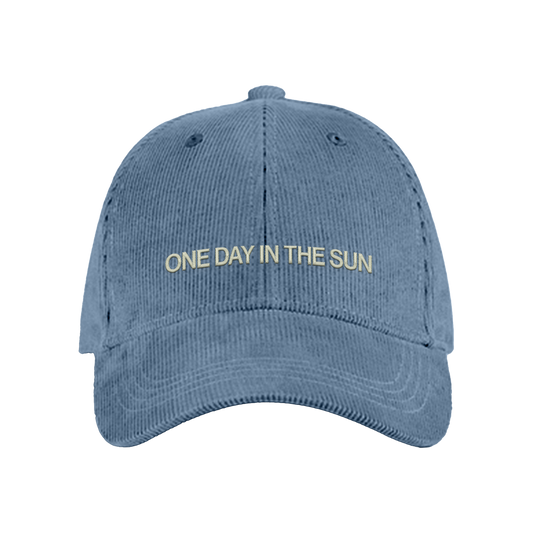 One Day In The Sun Embroidered Cord Cap UK